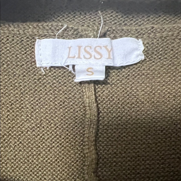 Olive Green Ribbed Sweater - Picture 2 of 4